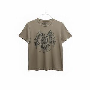 VIBE Graphic T-Shirt with Eagle Design
